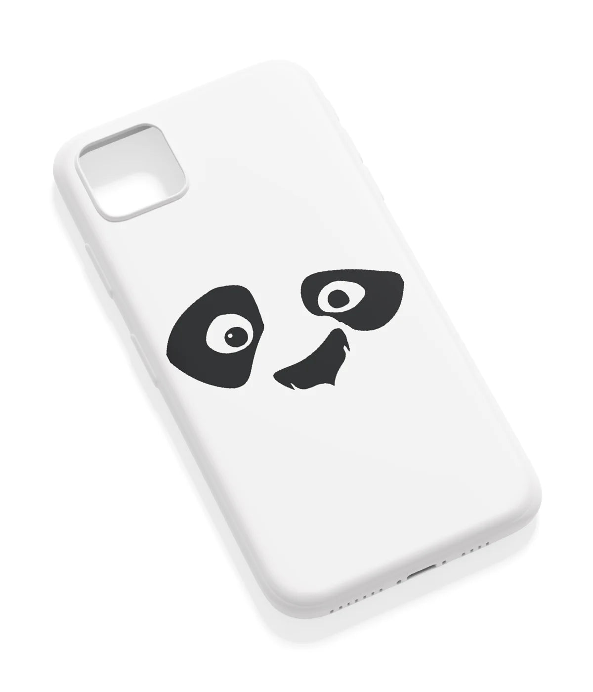 An angled view of a soft silicone case featuring a vibrant design.