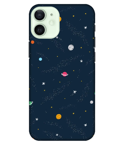 A product shot of a slim hard case with a colorful design.