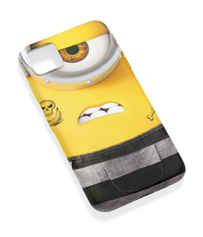 An angled view of a soft silicone case featuring a vibrant design.