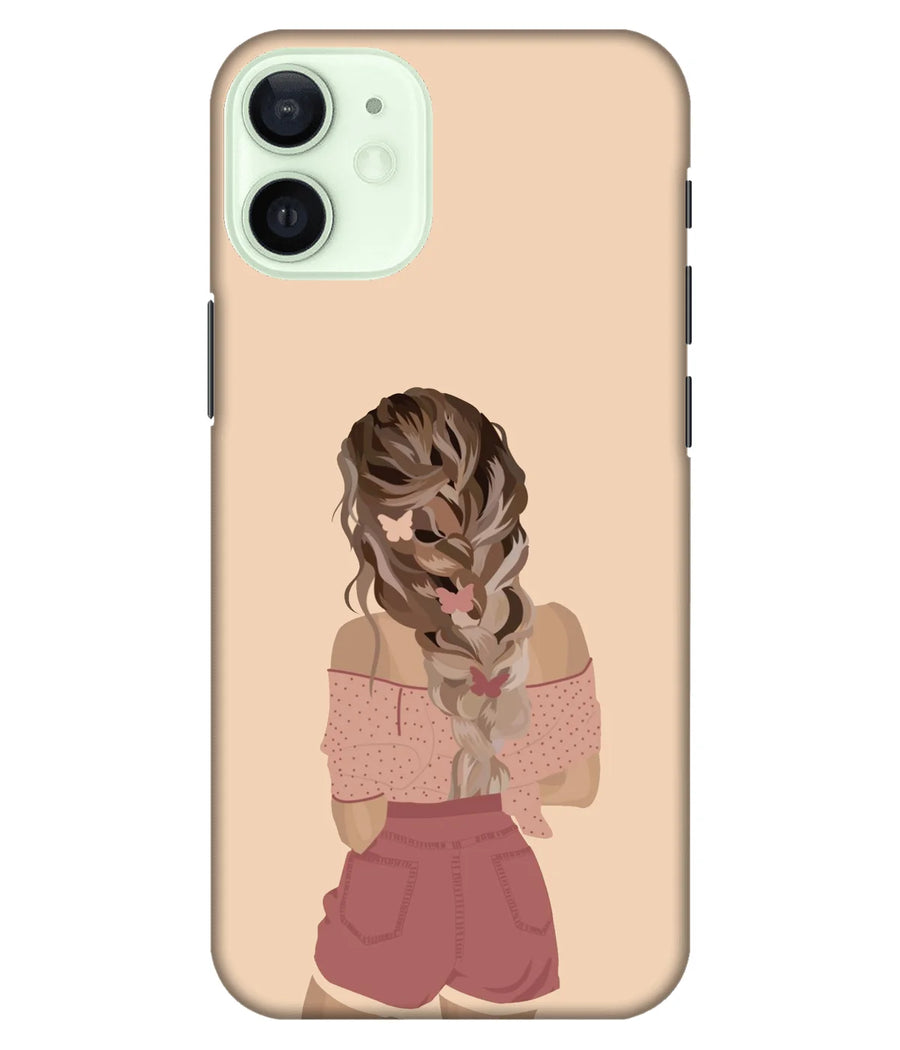 Miss Pink Coconut Illustration Slim Hard Case
