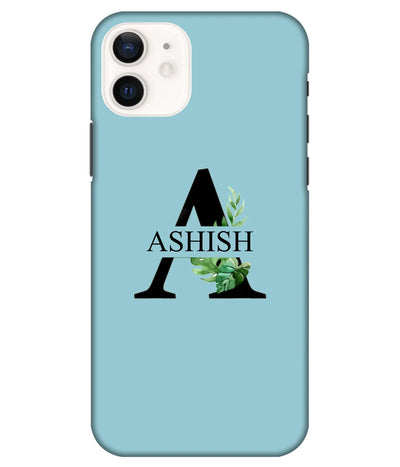 A product shot of a slim hard case with a customizable name.