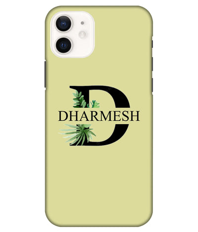 A product shot of a slim hard case with a customizable name.