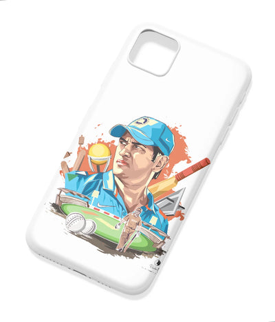 An angled view of a soft silicone case featuring a colorful design.