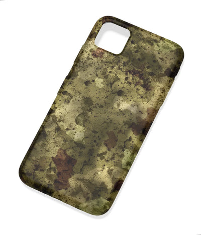 An angled view of a soft silicone case featuring a colorful design.