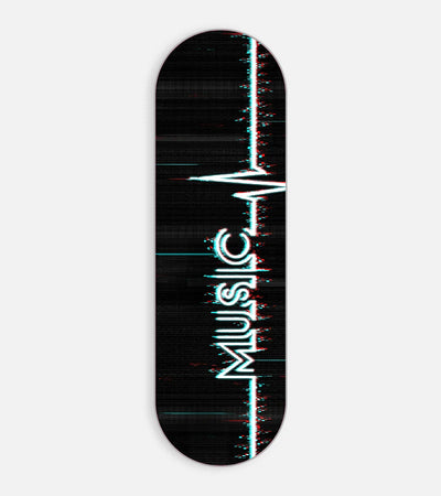 Mobile phone grip slider with a colorful design on a white background