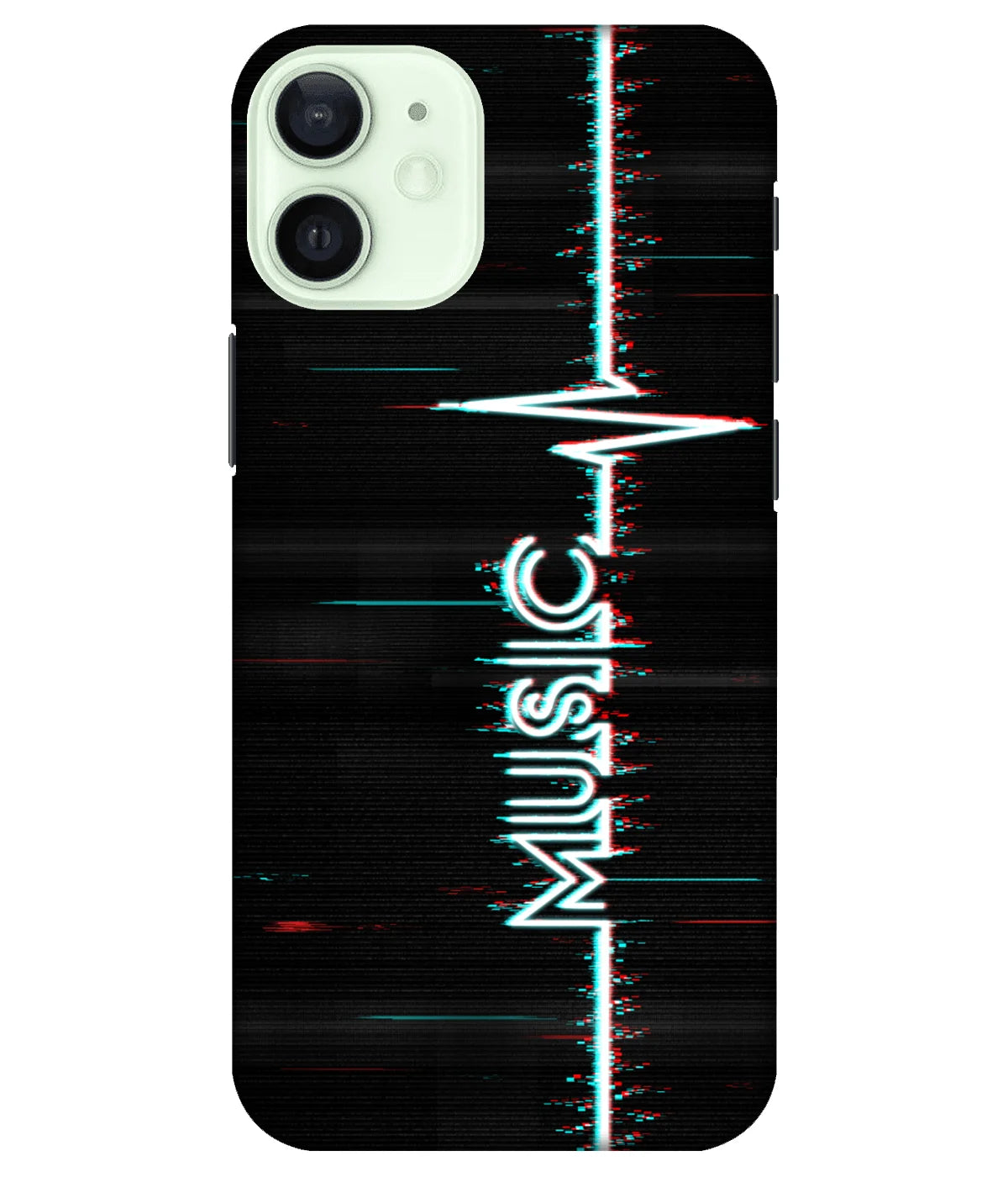 A product shot of a slim hard case with a colorful design.