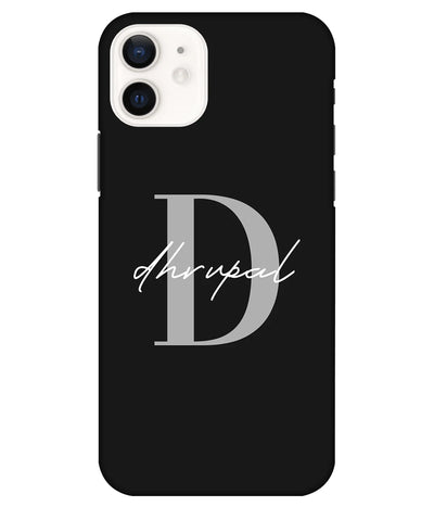 A product shot of a slim hard case with a customizable name.