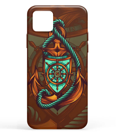 A front-on view of soft silicone phone case with a colorful design.