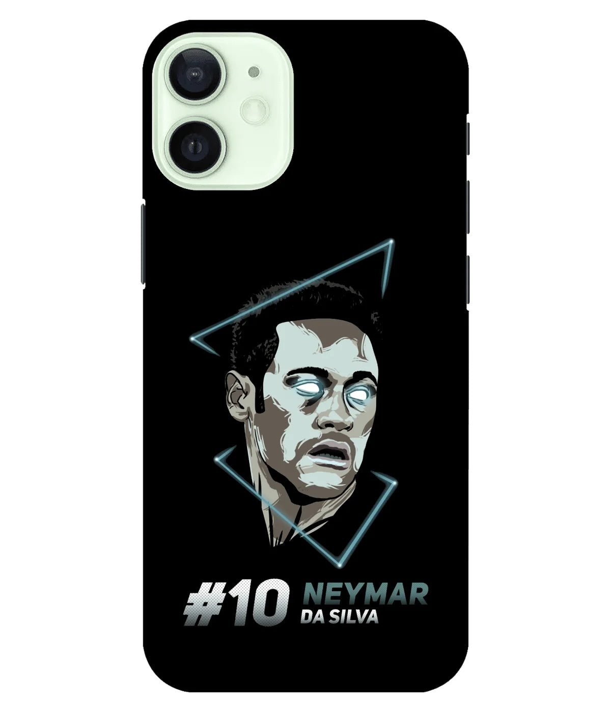 A product shot of a slim hard case with a colorful design.