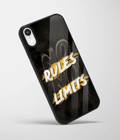 An angled view of a glass phone case featuring a vibrant design.