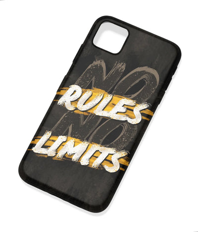 An angled view of a soft silicone case featuring a colorful design.