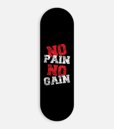 Mobile phone grip slider with a colorful design on a white background