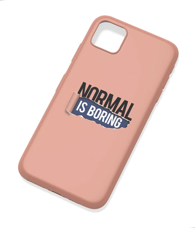 An angled view of a soft silicone case featuring a colorful design.