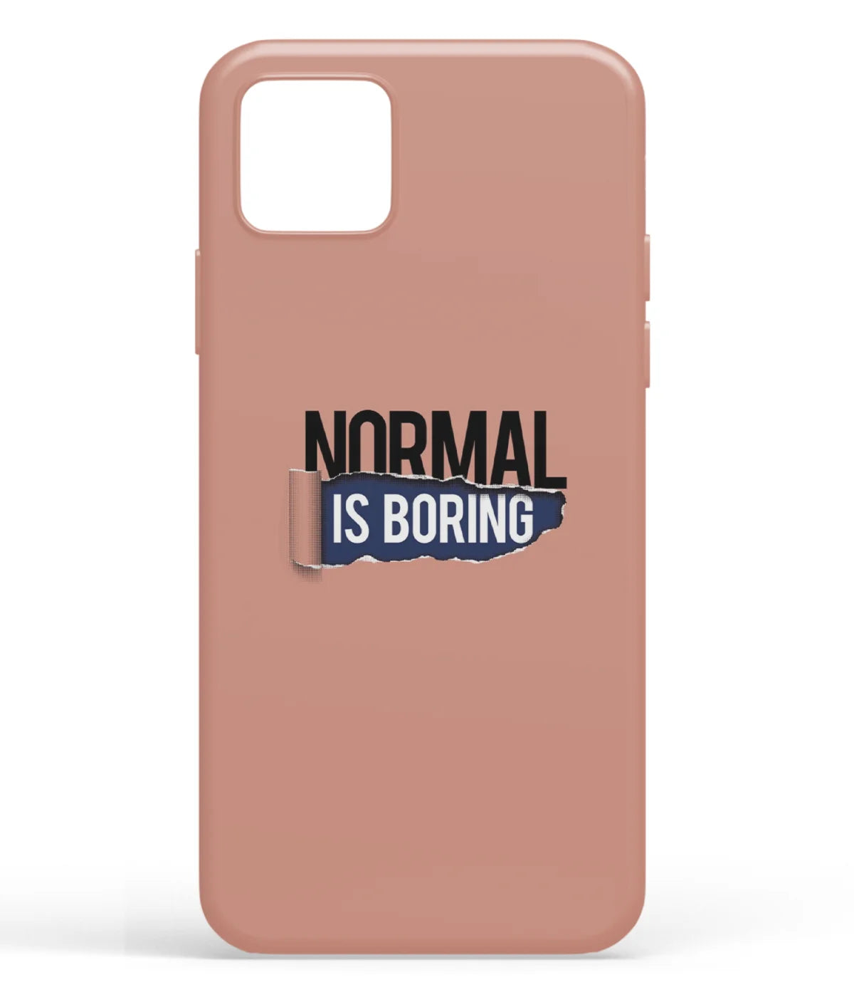 A front-on view of soft silicone phone case with a colorful design.