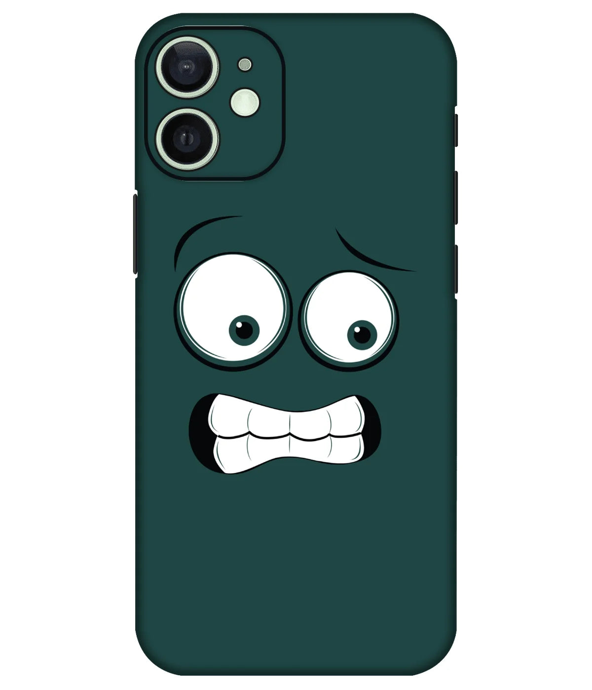 Image of a phone case featuring a mobile skin with a graphic design.