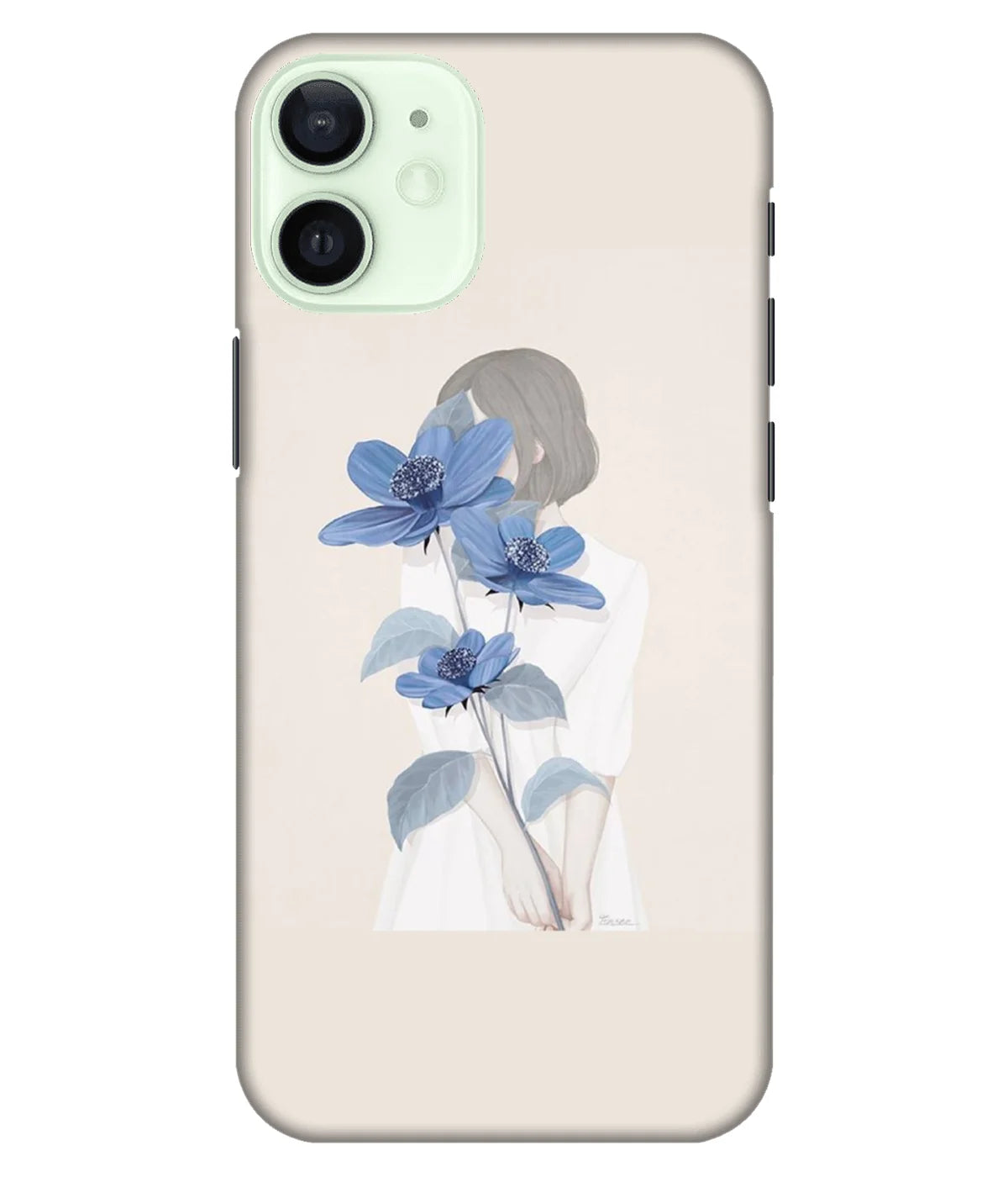 A product shot of a slim hard case with a colorful design.