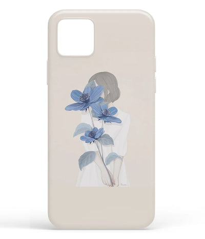 A front-on view of soft silicone phone case with a colorful design.