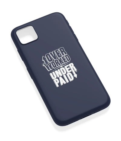 An angled view of a soft silicone case featuring a vibrant design.