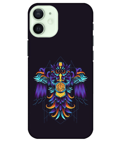 A product shot of a slim hard case with a colorful design.