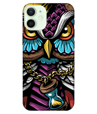 A product shot of a slim hard case with a colorful design.