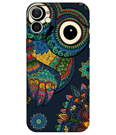Image of a phone case featuring a mobile skin with a graphic design.