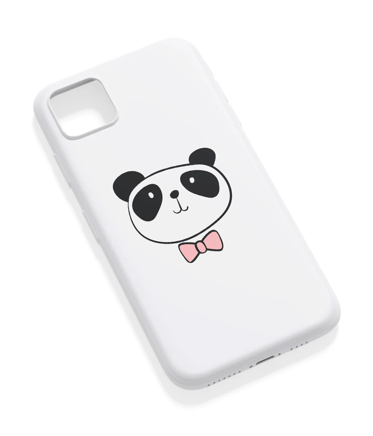 An angled view of a soft silicone case featuring a vibrant design.
