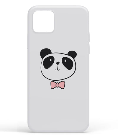 A front-on view of soft silicone phone case with a colorful design.