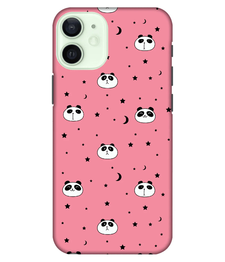 Panda Face Pattern Slim Hard Case