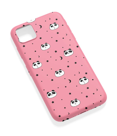 An angled view of a soft silicone case featuring a vibrant design.