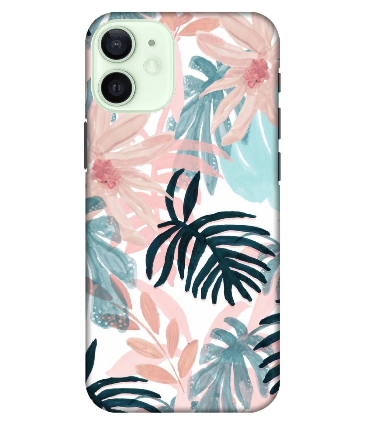 A product shot of a slim hard case with a colorful design.