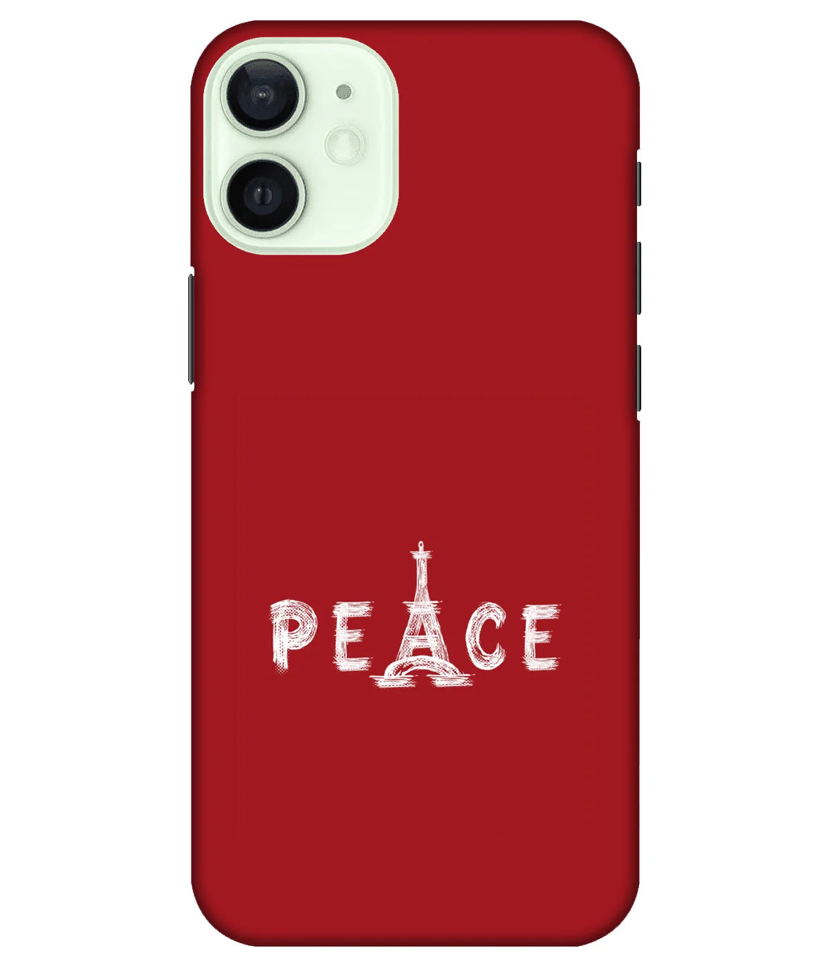 A product shot of a slim hard case with a colorful design.