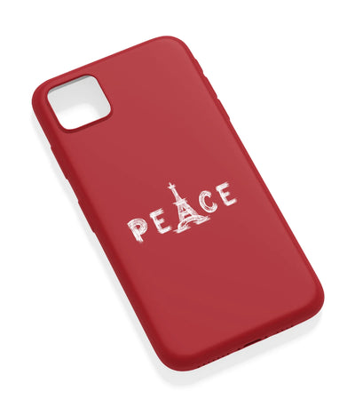 An angled view of a soft silicone case featuring a vibrant design.