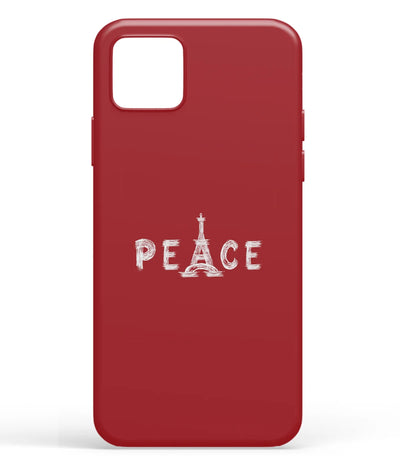 A front-on view of soft silicone phone case with a colorful design.
