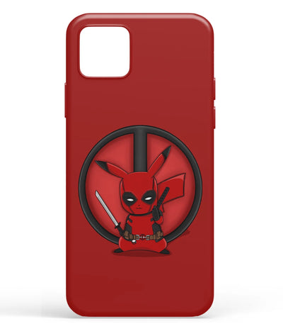 A front-on view of soft silicone phone case with a colorful design.