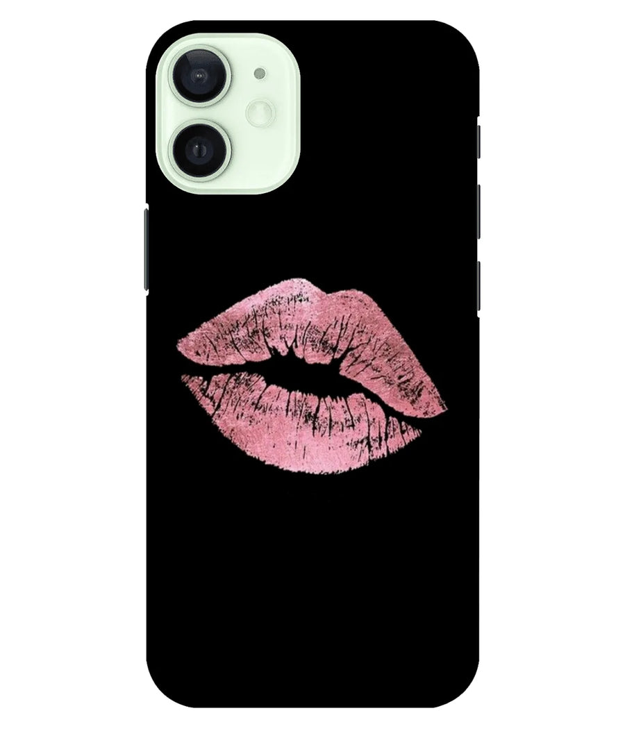 Pink Lips Illustration Slim Hard Case