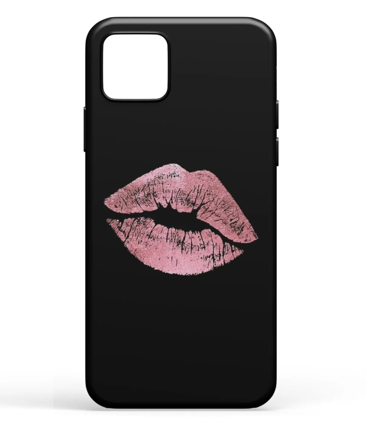 A front-on view of soft silicone phone case with a colorful design.