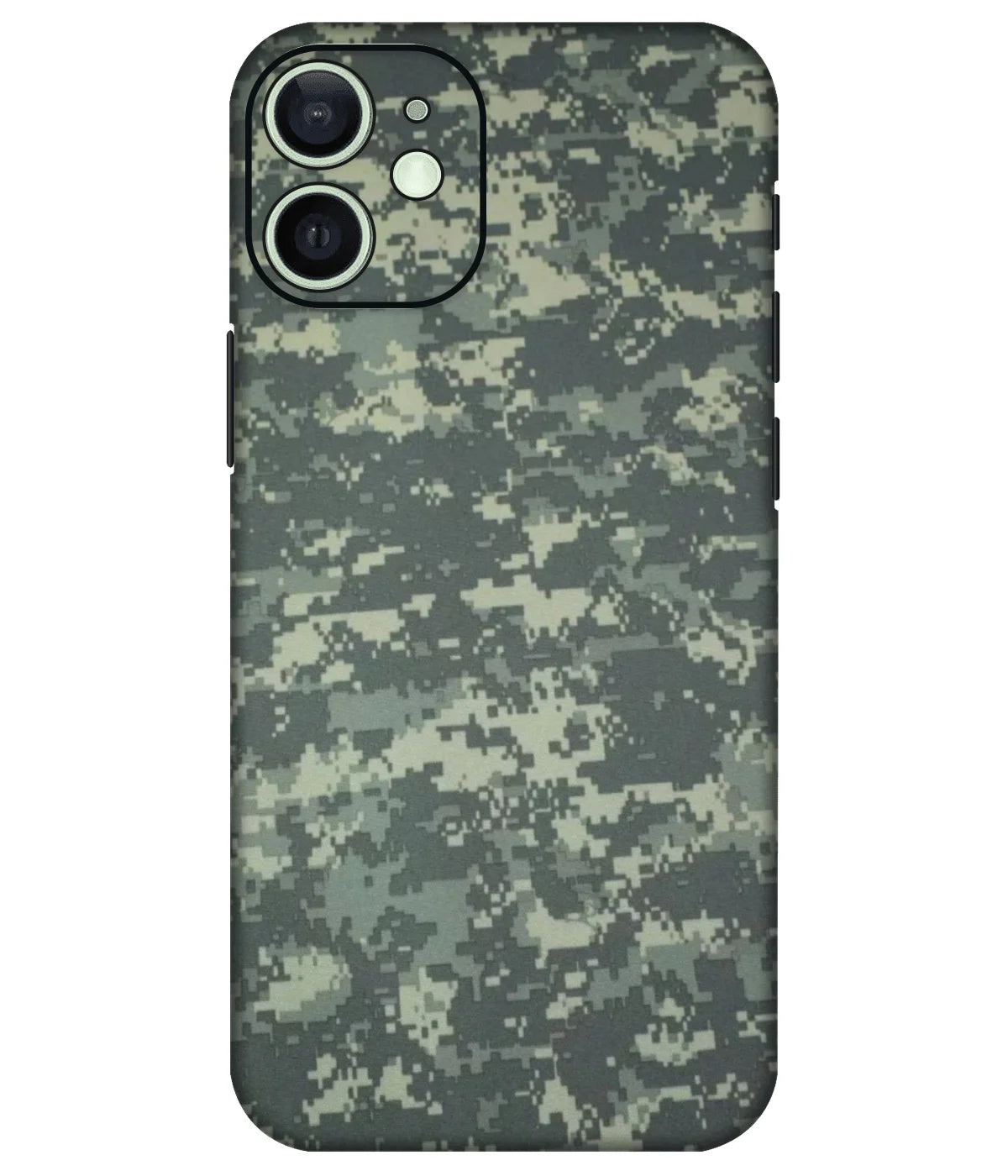 Image of a phone case featuring a mobile skin with a graphic design.