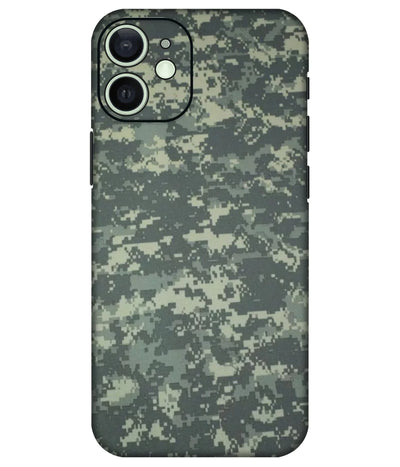 Image of a phone case featuring a mobile skin with a graphic design.