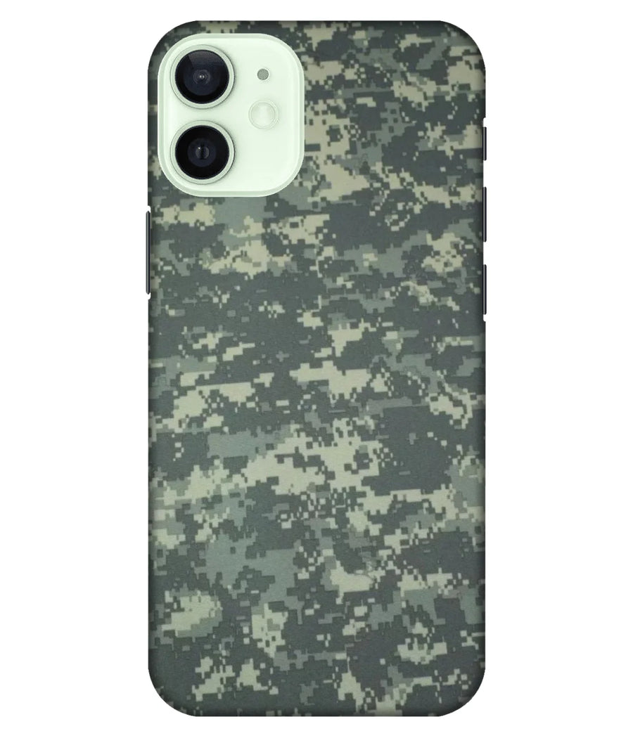 Pixelated Camouflage Pattern Slim Hard Case