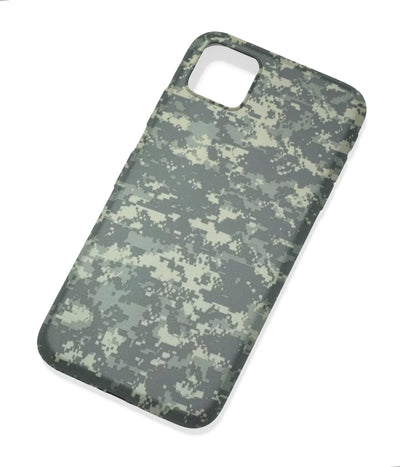 An angled view of a soft silicone case featuring a colorful design.