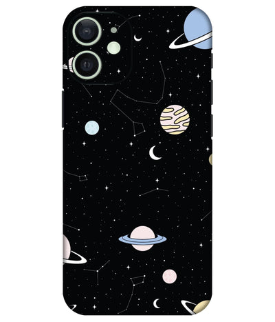 Image of a phone case featuring a mobile skin with a graphic design.