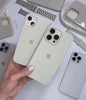 A video showing a 360-degree view and a close-up of the iPhone light grey liquid silicone case