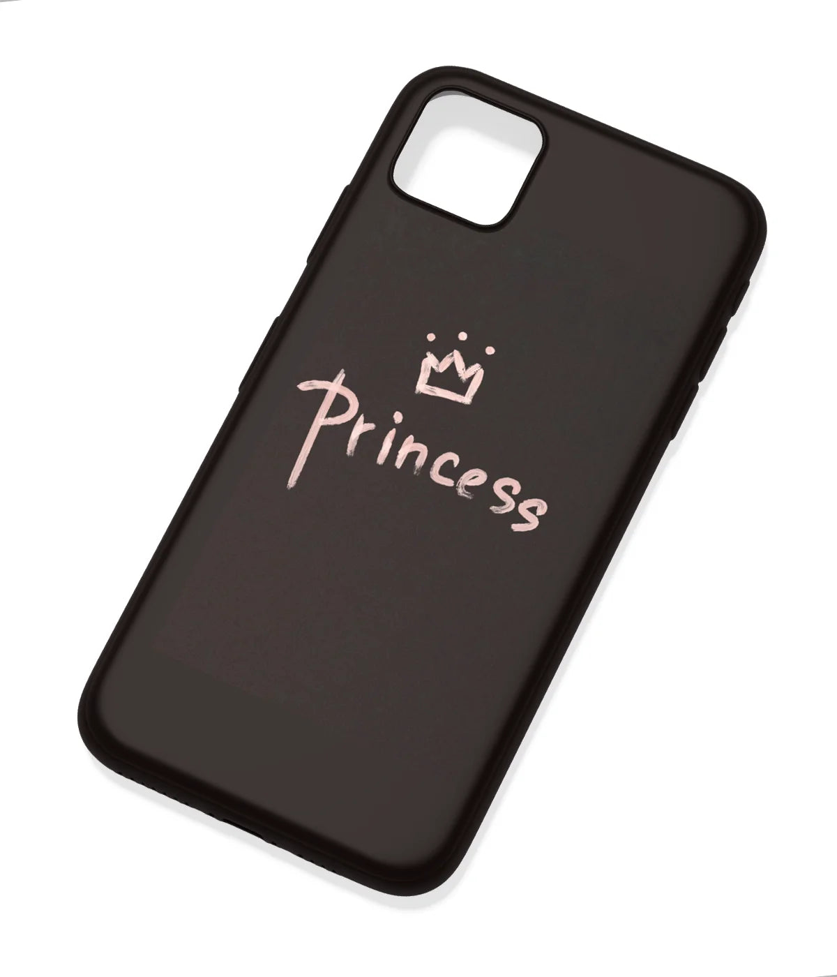 An angled view of a soft silicone case featuring a colorful design.