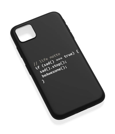 An angled view of a soft silicone case featuring a vibrant design.