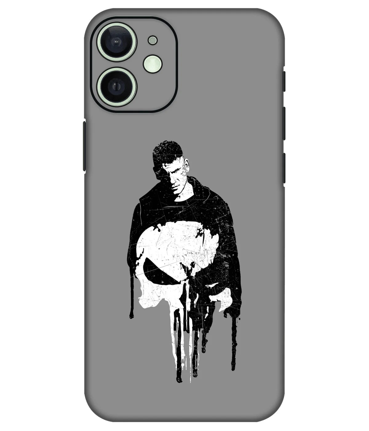 Image of a phone case featuring a mobile skin with a graphic design.