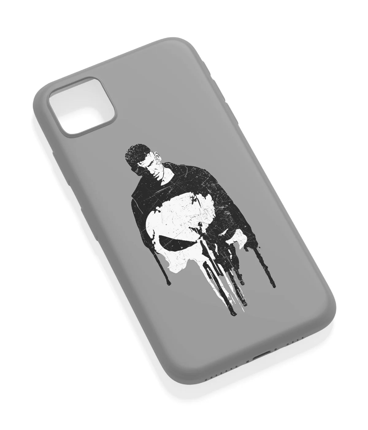 An angled view of a soft silicone case featuring a vibrant design.