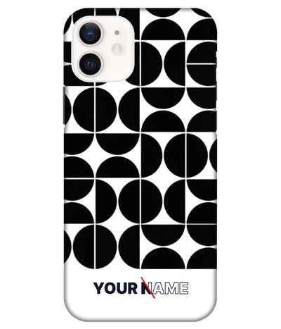 A product shot of a slim hard case with a customizable name.