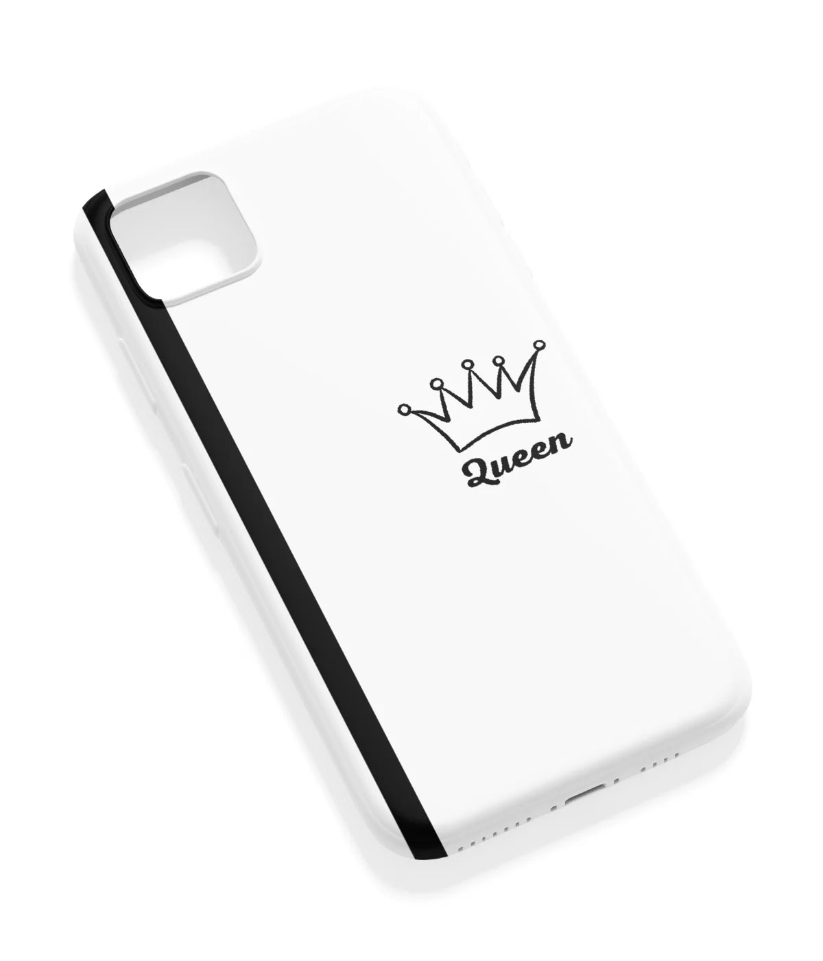 An angled view of a soft silicone case featuring a vibrant design.