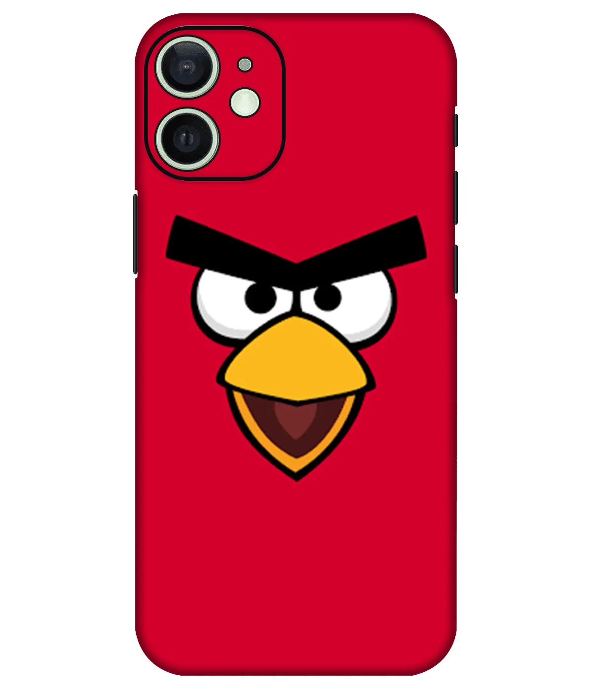 Image of a phone case featuring a mobile skin with a graphic design.