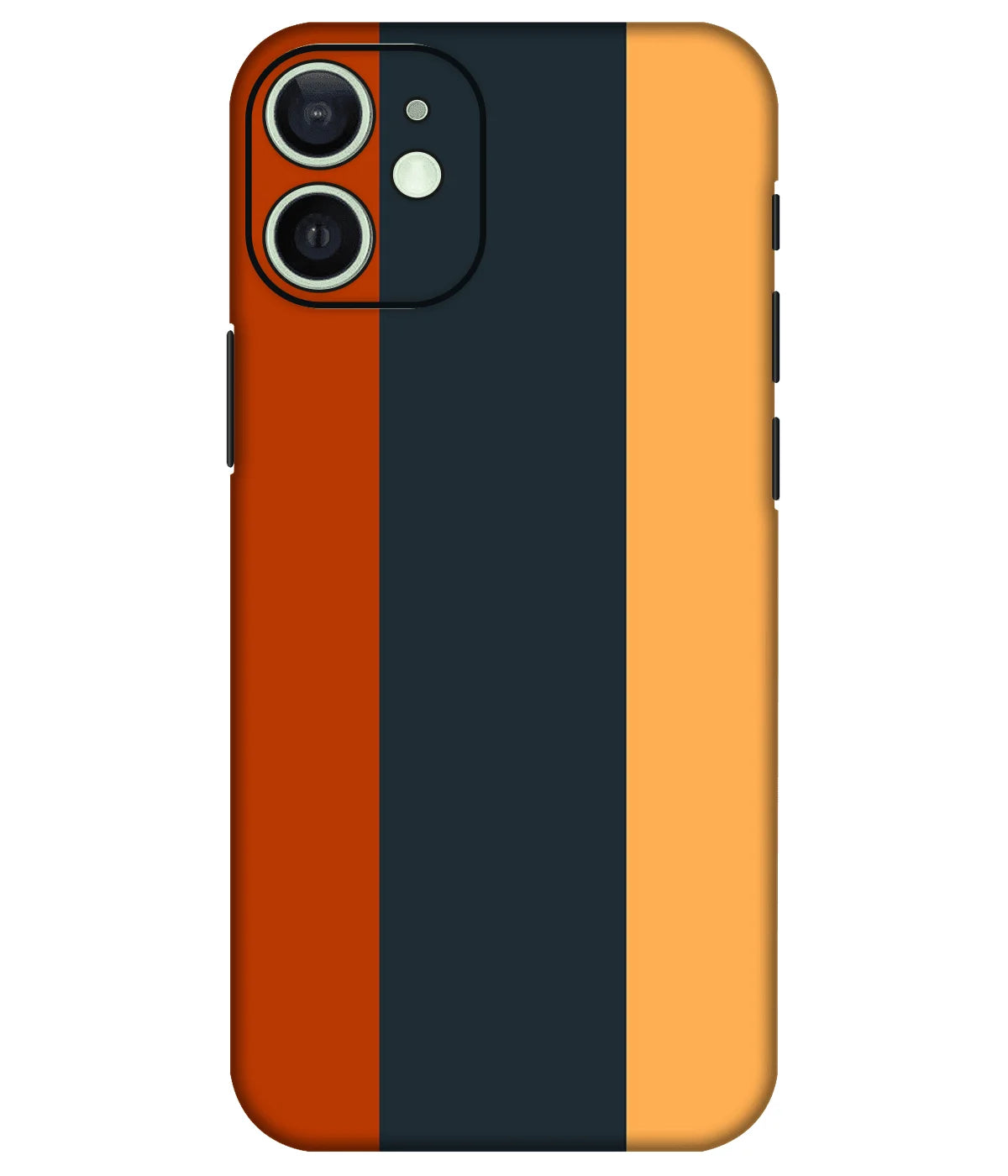 Image of a phone case featuring a mobile skin with a graphic design.